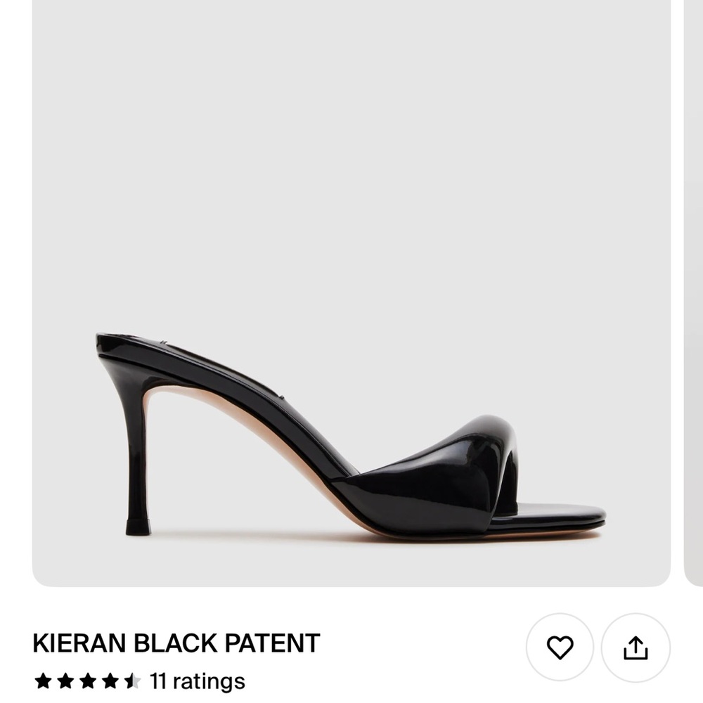 Steve Madden Black Patent Heels Sleek Design